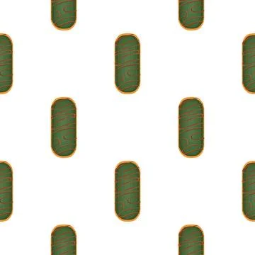 Pattern homemade cookie different taste in pastry biscuit Stock Illustration