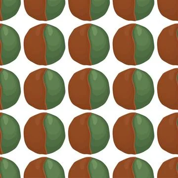 Pattern homemade cookie different taste in pastry biscuit Stock Illustration