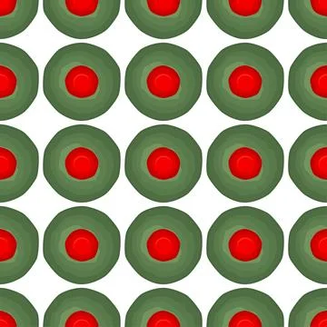 Pattern homemade cookie different taste in pastry biscuit Stock Illustration