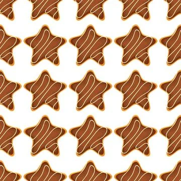 Pattern homemade cookie different taste in pastry biscuit 스톡 일러스트
