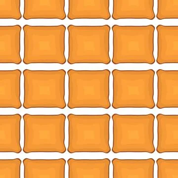Pattern homemade cookie different taste in pastry biscuit Stock Illustration