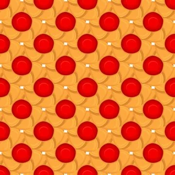 Pattern homemade cookie different taste in pastry biscuit Illustrazione stock