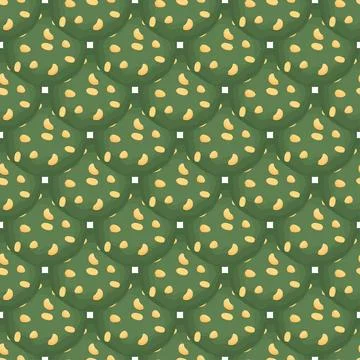 Pattern homemade cookie different taste in pastry biscuit Stock Illustration