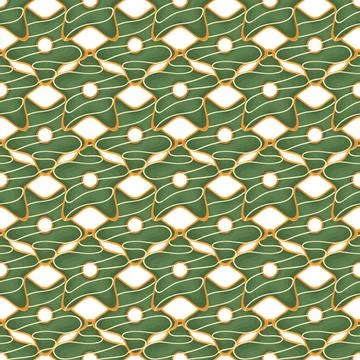 Pattern homemade cookie different taste in pastry biscuit Stock Illustration