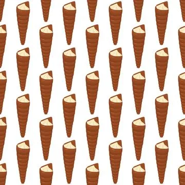 Pattern homemade cookie different taste in pastry biscuit Stock Illustration
