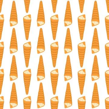Pattern homemade cookie different taste in pastry biscuit Stock Illustration