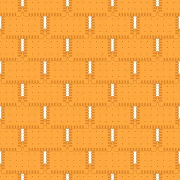 Pattern homemade cookie different taste in pastry biscuit Stock Illustration
