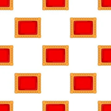 Pattern homemade cookie different taste in pastry biscuit Illustrazione stock