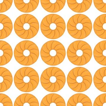 Pattern homemade cookie different taste in pastry biscuit Illustrazione stock