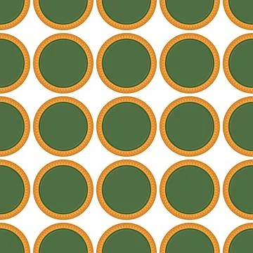 Pattern homemade cookie different taste in pastry biscuit Stock Illustration