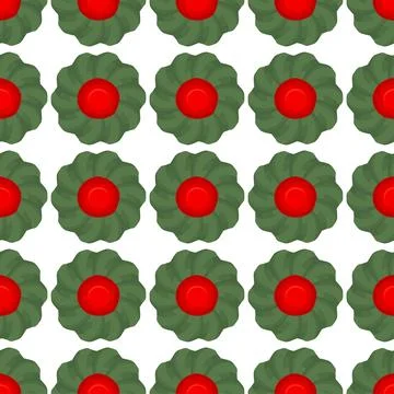 Pattern homemade cookie different taste in pastry biscuit Stock Illustration