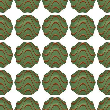 Pattern homemade cookie different taste in pastry biscuit Stock Illustration