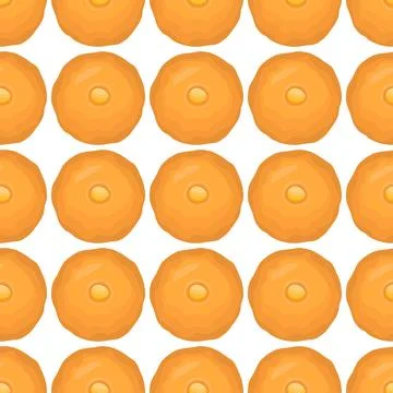 Pattern homemade cookie different taste in pastry biscuit Stock Illustration