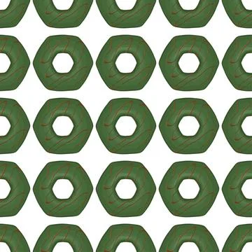 Pattern homemade cookie different taste in pastry biscuit Stock Illustration