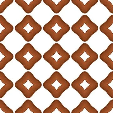 Pattern homemade cookie different taste in pastry biscuit Stock Illustration