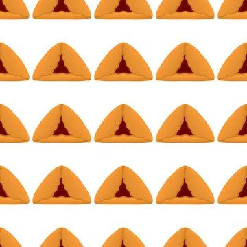 Pattern homemade cookie different taste in pastry biscuit Stock Illustration