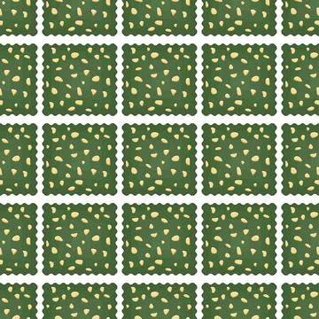 Pattern homemade cookie different taste in pastry biscuit Stock Illustration