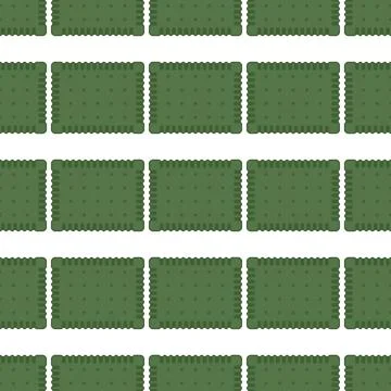 Pattern homemade cookie different taste in pastry biscuit Stock Illustration