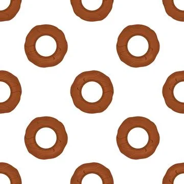 Pattern homemade cookie different taste in pastry biscuit Stock Illustration