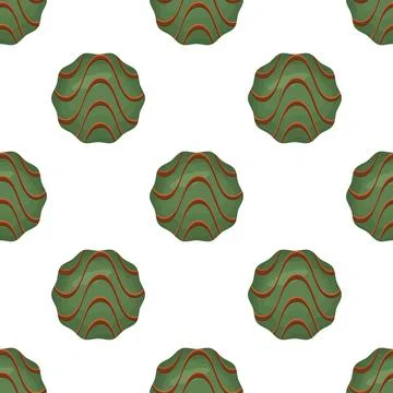 Pattern homemade cookie different taste in pastry biscuit Stock Illustration