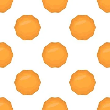 Pattern homemade cookie different taste in pastry biscuit Stock Illustration
