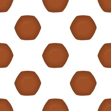 Pattern homemade cookie different taste in pastry biscuit Stock Illustration