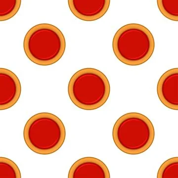 Pattern homemade cookie different taste in pastry biscuit Stock Illustration