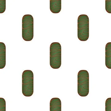 Pattern homemade cookie different taste in pastry biscuit Stock Illustration