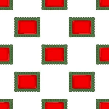Pattern homemade cookie different taste in pastry biscuit Stock Illustration