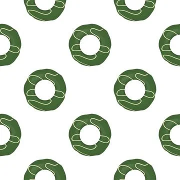 Pattern homemade cookie different taste in pastry biscuit Stock Illustration