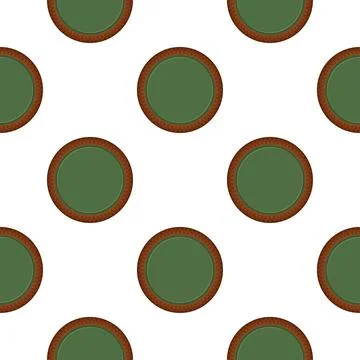 Pattern homemade cookie different taste in pastry biscuit Stock Illustration