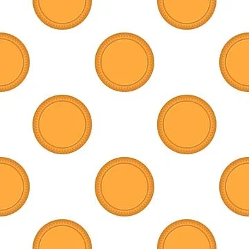 Pattern homemade cookie different taste in pastry biscuit Stock Illustration