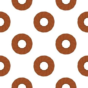 Pattern homemade cookie different taste in pastry biscuit Stock Illustration