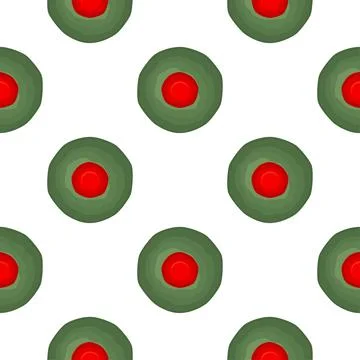 Pattern homemade cookie different taste in pastry biscuit Stock Illustration
