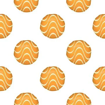 Pattern homemade cookie different taste in pastry biscuit Stock Illustration