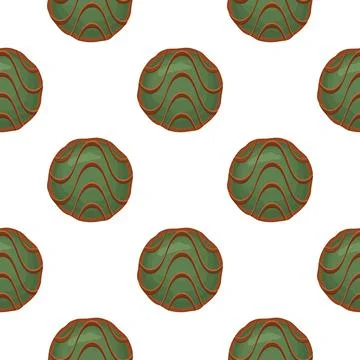 Pattern homemade cookie different taste in pastry biscuit Stock Illustration