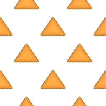 Pattern homemade cookie different taste in pastry biscuit Stock Illustration