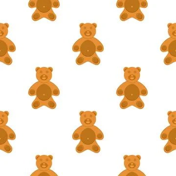Pattern homemade cookie different taste in pastry biscuit Stock Illustration