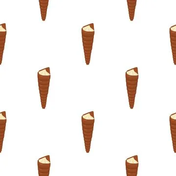 Pattern homemade cookie different taste in pastry biscuit Stock Illustration