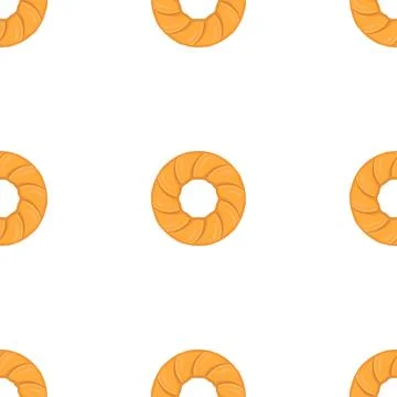 Pattern homemade cookie different taste in pastry biscuit Stock Illustration