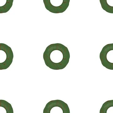 Pattern homemade cookie different taste in pastry biscuit Stock Illustration