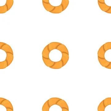 Pattern homemade cookie different taste in pastry biscuit Stock Illustration