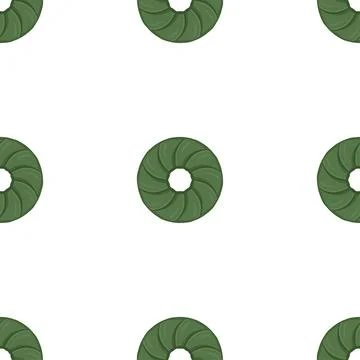 Pattern homemade cookie different taste in pastry biscuit Stock Illustration