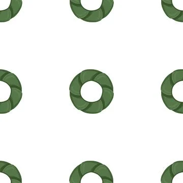 Pattern homemade cookie different taste in pastry biscuit Stock Illustration