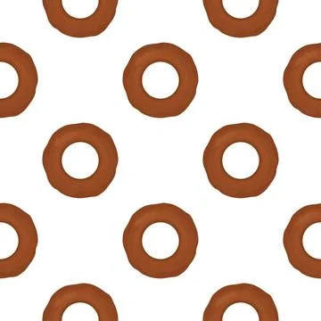 Pattern homemade cookie different taste in pastry biscuit Stock Illustration