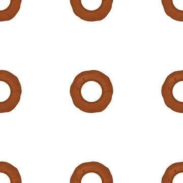 Pattern homemade cookie different taste in pastry biscuit Stock Illustration