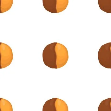 Pattern homemade cookie different taste in pastry biscuit Stock Illustration