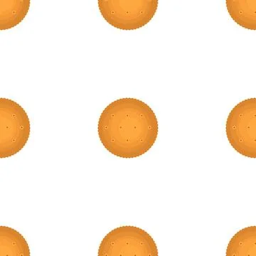 Pattern homemade cookie different taste in pastry biscuit Stock Illustration