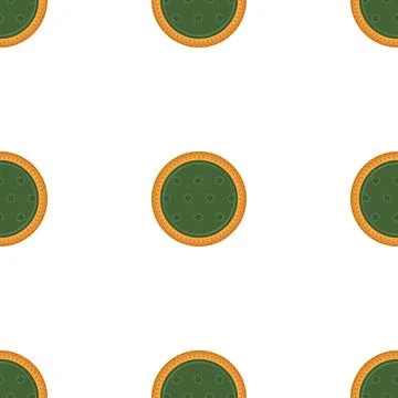 Pattern homemade cookie different taste in pastry biscuit Stock Illustration