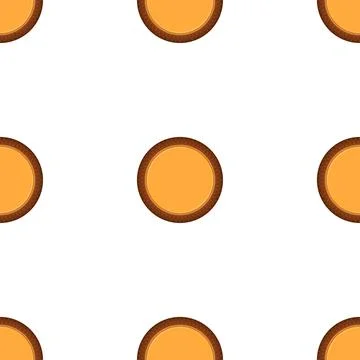 Pattern homemade cookie different taste in pastry biscuit Stock Illustration